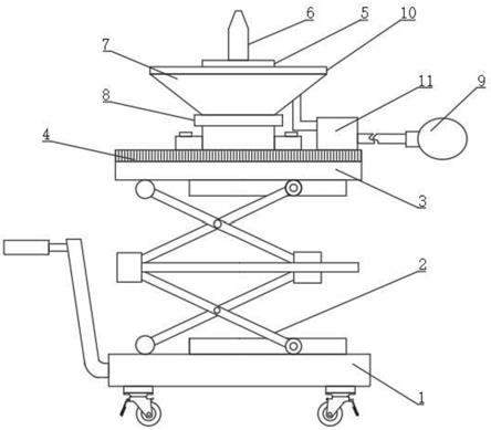 一种建筑施工用建筑物顶板垂直钻孔装置的制作方法