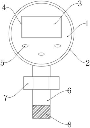 一种具有限位夹持功能的数字压力表的制作方法