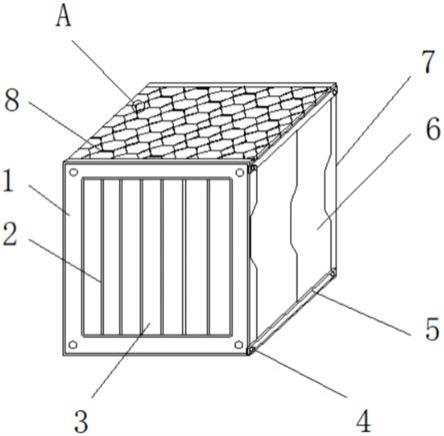 一种组合式中效空气过滤器的制作方法