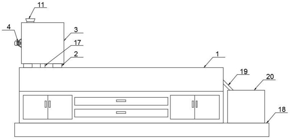 一种操作方便的用于浴盆套的加工装置的制作方法