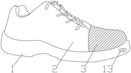 一种外装钢包头的劳保鞋的制作方法