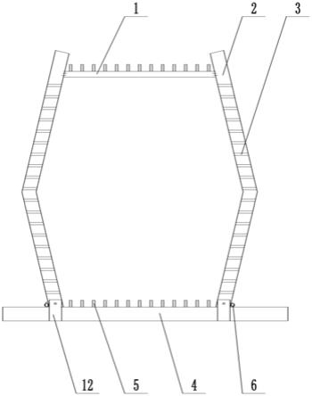 多边形截面桥梁墩柱钢筋笼整体吊装绑扎胎具的制作方法