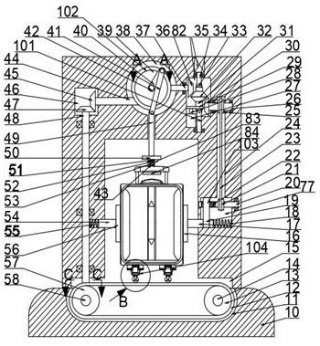 一种减震行李箱拉杆与轮子测试设备的制作方法