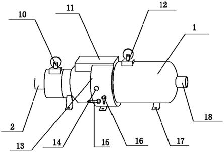一种用于胶水生产线的空气压缩机的制作方法
