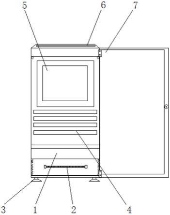 一种5GBBU室外型机柜的框架结构的制作方法