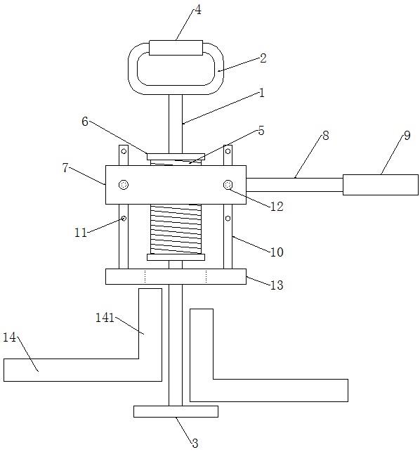 一种建筑用铝模连接装置的制作方法