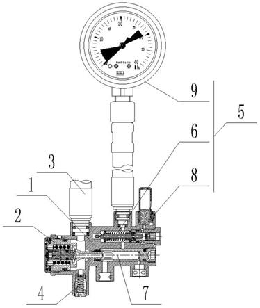 一种集成有报警器的空气呼吸器减压器的制作方法