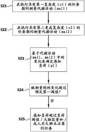 用于确定人类大脑的感知负荷和刺激感知水平的系统和方法与流程