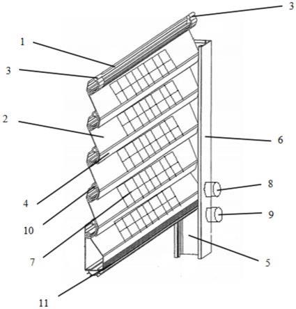 一种百叶窗结构的风机挡板门的制作方法