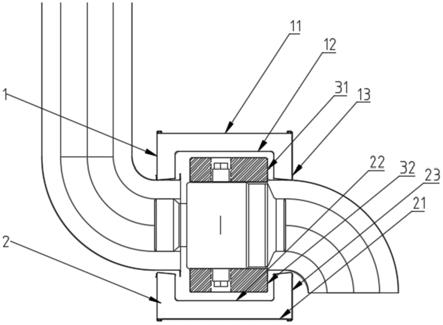 槽式集热器球形接头浮动式复合保温结构的制作方法
