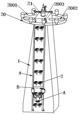 一种可安全攀爬式通讯塔及使用方法与流程