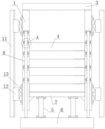一种具有抗震结构的电梯对重装置的制作方法