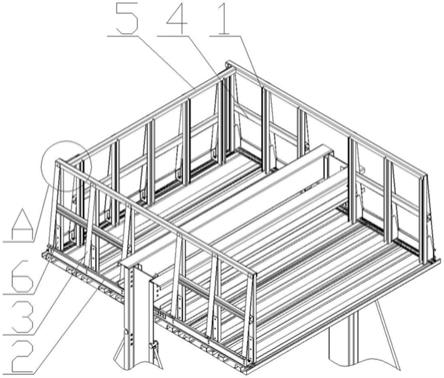 一种轿顶护栏组件及其包括该护栏组件的电梯轿顶护栏的制作方法
