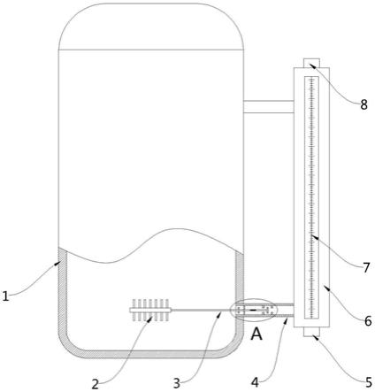 一种锅炉汽包液位计液位防波动缓冲装置的制作方法