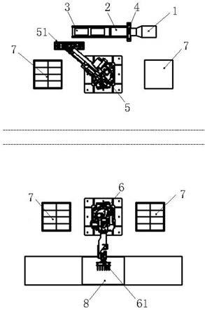 一种电瓷泥砖机器人码垛拆垛工作站的制作方法