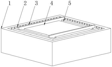 一种封装型LED指示灯安装引脚定点焊接机构的制作方法