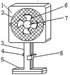 一种办公室用电风扇的制作方法