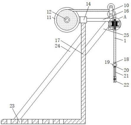 一种带有防护功能的建筑工程用提升支架的制作方法