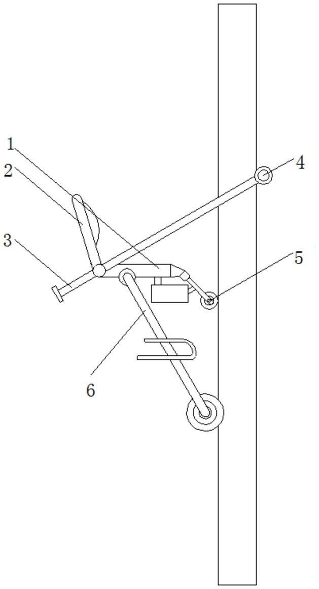 一种信号塔电线杆攀爬用辅助装置的制作方法