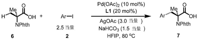 Pd(II)催化的游离羧酸的对映选择性C-H芳基化的制作方法