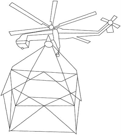 一种工程直升机在高压线塔运输方面的施工方案的制作方法