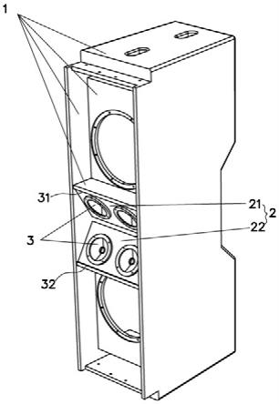 一种可调号角指向的专业音响装置的制作方法