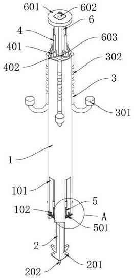 一种适用于岩土护坡用的内嵌式固定插杆的制作方法