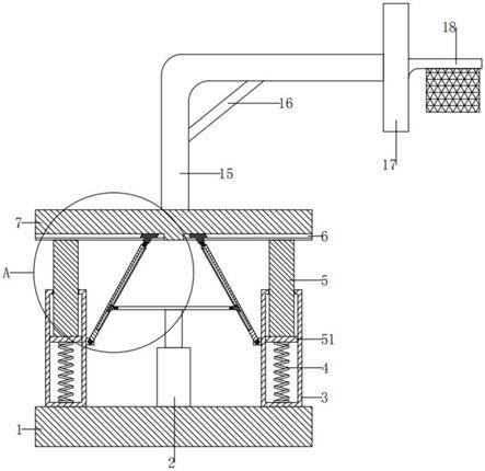 一种体育教学用高度可调式便捷投篮设备的制作方法