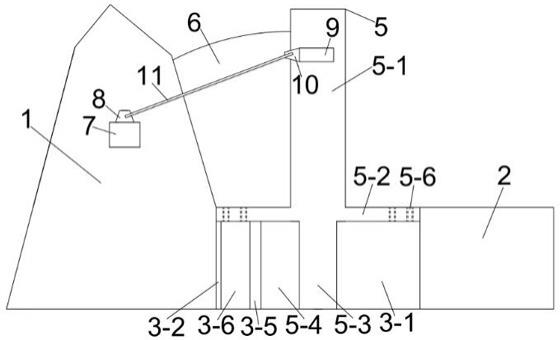 一种防山体滑坡的组合隔震防护体系的制作方法
