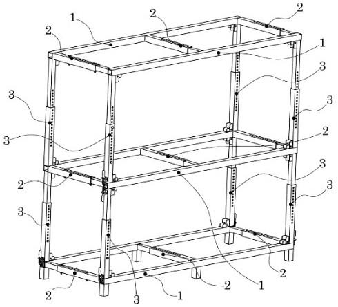 一种可调节运输货架的制作方法