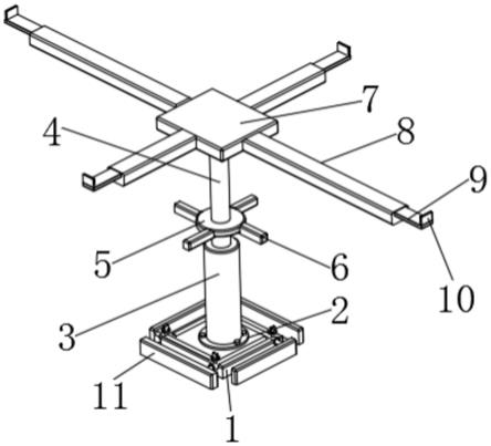 一种建筑模板支撑架的制作方法