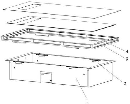 一种吊顶电器面板安装结构的制作方法