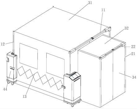 全密封篷布装置及具有其的护理室的制作方法