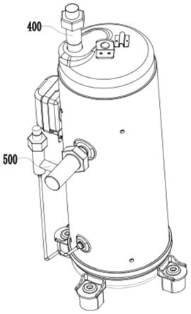 一种复合形吸气口与排气口消音组件及压缩机的制作方法