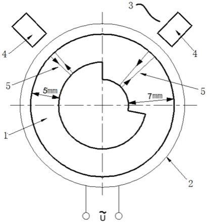 一种外穿过式环形阵列电磁超声测厚探头的制作方法