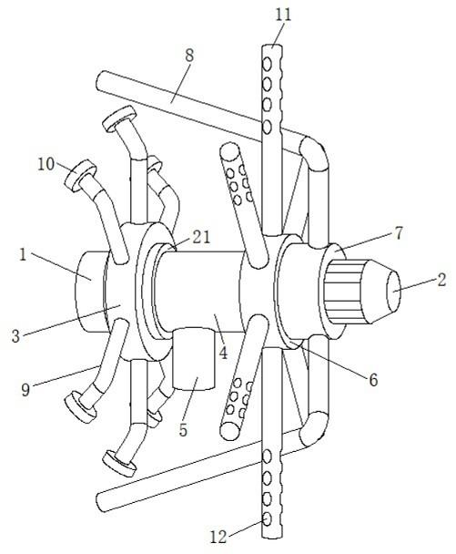 一种煤矿用综采工作面对流式除尘风雾幕装置的制作方法