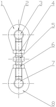 一种连接水轮机导叶臂与控制环的连板装置的制作方法