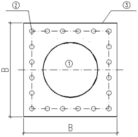 一种用于输电线路基础加固的锚杆基础的制作方法