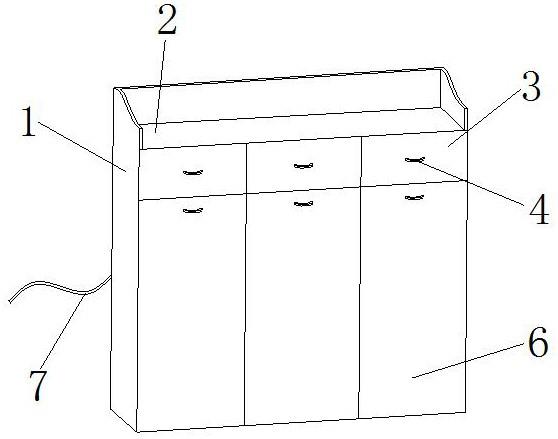 一种多功能智能家居用鞋柜的制作方法