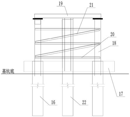 深基坑作业用的组合式塔吊基础的制作方法