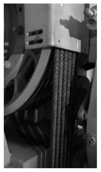 电梯制动过程钢丝绳移动量监测方法与流程