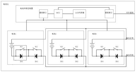 一种多组电池组并连的控制电路及方法与流程