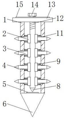 一种土木建筑用定位桩体的制作方法