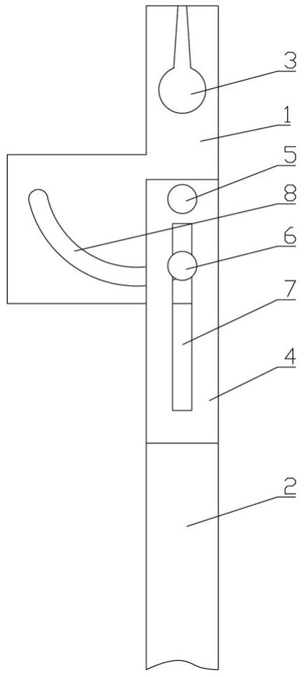 U型挂环上开口销安装工具的制作方法