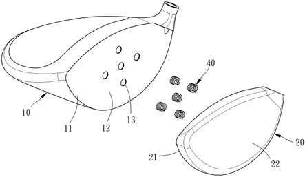 具有可弹抵面板的高尔夫球头的制作方法