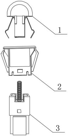 一种汽车内储物箱的灯控开关壳体总成的制作方法