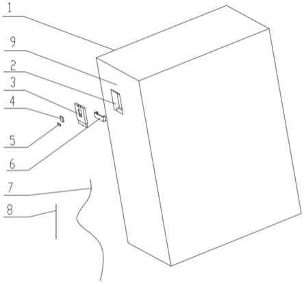 控制面板安装结构及列间空调的制作方法