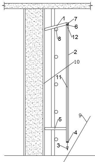 一种大面积墙柱模板快速检查尺的制作方法