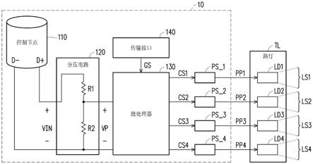 路灯控制装置以及路灯控制方法与流程