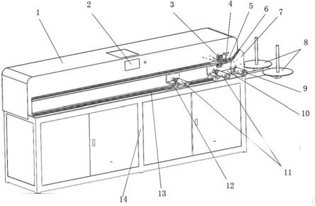 一种新型建筑门窗密封毛条装配机的制作方法